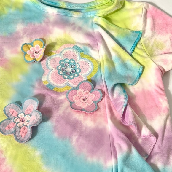 JM Collection Girls Tie-dye 2 Piece Pants Set Size 4T - Picture 8 of 15